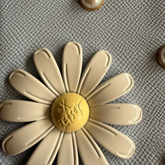 Betsey Johnson Floral Embellished Light Blue Crossbody Bag - Picture 2 of 10